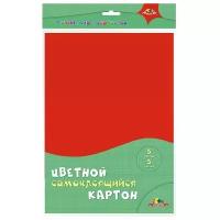 Цветной картон самоклеящийся С2456-05 Апплика, A4, 5 л., 5 цв. 5 л., разноцветный