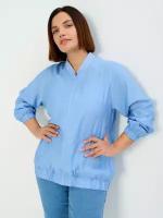Пиджак maxroses, размер 60, голубой