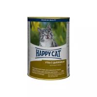 Happy cat Кусочки в желе для кошек с уткой и курицейбанка0,400 кг (8 шт)