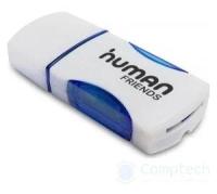 USB 2.0 Card reader CBR Human Friends Speed Rate "Impulse" Blue