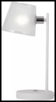 Лампа офисная FREYA Gino FR5108TL-01CH, E14, 40 Вт, цвет арматуры: белый, цвет плафона/абажура: белый