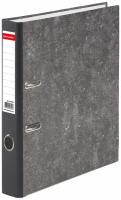 BRAUBERG Папка-регистратор А4, картон с мраморным покрытием, 50 мм, черный