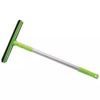Щетка для мытья окон Master Fresh с телескопической ручкой 3в1 (губка, салфетка, скребок)