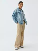 Куртка джинсовая женская 4804011143/102/L Цвет голубой индиго Размер L