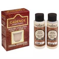 Набор лаков для двухшагового кракелюра Cadence Mosaic/Eggs Crackle, 70+70 ml