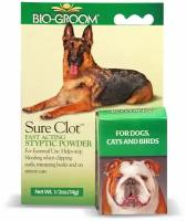 BIO-GROOM SURE CLOT пудра кровоостанавливающая 42 гр (1 шт)