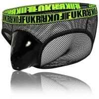 Трусы-брифы "FUKR Arch Net Brief - Black" / Andrew Christian / Черный / Размер L