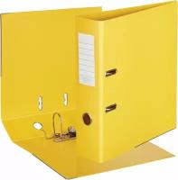 Папка-регистратор Attache Bright colours, 80 мм, металлический уголок, желтая
