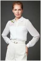 Блуза Арт-Деко, размер 44, белый