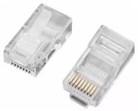 Джек компьютерный RJ45 (8P8C) кат.5E (уп.100шт) Rexant 05-1021