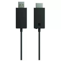 Беспроводной видеоадаптер Microsoft V2 P3Q-00022 USB Am HDMI m 0.3м черный