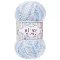 Пряжа Alize Baby Best Batik, 90 % акрил, 10 % бамбук, 100 г, 240 м, 5 шт., 6669 секционный 240 м