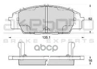 Колодки тормозные дисковые предн HONDA CIVIC 06 AKEBONO AN757WK