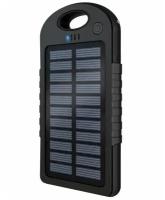 Power Bank solar charger внешний аккумулятор, черный