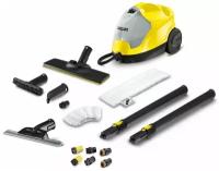 Пароочиститель Karcher SC 4 EasyFix + аксессуары VELER: насадка для мойки окон, 4 пластиковые щёточки и 2 латунные