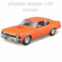 Сборная модель автомобиля Chevrolet Nova SS 1970, металл 1:24 Maisto