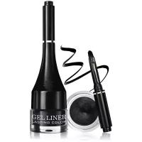 Подводка для глаз Belor Design Gel Lasting, тон: 01 черный, 2.2мл