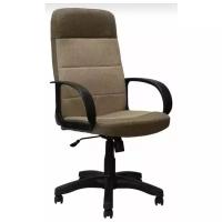 Компьютерное кресло ЯрКресло Кр58 для руководителя искусственная кожа/текстиль (шоколадный/бежевый/коричневый)