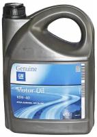 GENERAL MOTORS 93165216 Масло моторное GM Motor Oil 10W40 полусинтетическое 5 л 93165216 10W40 п/с 5L