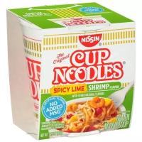 Лапша Cup Noodles Спайси Лайм с креветками (Spicy Lime Shrimps) 64 гр