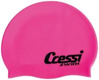Шапочка для плавания CRESSI SILICONE CAP KIDS, детская, розовая