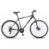 Горный (MTB) велосипед STELS Navigator 700 MD 27.5" F020 (2021) черный/белый 17.5" (требует финальной сборки)