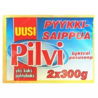 Мыло хозяйственное Pilvi, упаковка 2 шт. х 300 г