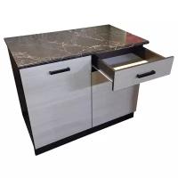 Кухонный шкаф Н1000-1Я со столешницей (100х65х85 см), Венге/Лоредо