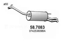 Задн Часть Глушителя ASSO 587083