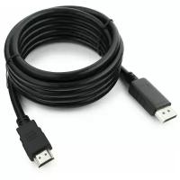 Кабель Cablexpert DisplayPort-HDMI CC-DP-HDMI-3M, 20M/19M, 3.0м, черный