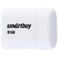 Флеш-накопитель USB 2.0 Smartbuy 8GB LARA White (SB8GBLara-W)