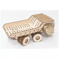 Конструктор деревянный 3D EWA Eco Wood Art "BELAZ 75710", 453 детали