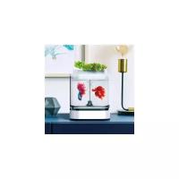 Аквариум Xiaomi Geometry Mini Lazy Fish Tank Pro 1.5L White (C300)