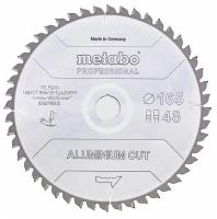 Пильное полотно «aluminium cut — professional», 190x30 Z52 FZ/TZ 5° отрицат. (628296000) Metabo