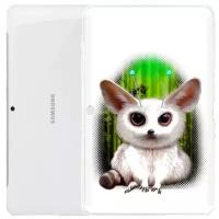 Чехол задняя-панель-накладка-бампер MyPads пушистое животное для Samsung Galaxy Tab 2 10.1 P5100/P5110 противоударный