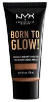 NYX professional makeup Тональный крем Born to glow!, 30 мл, оттенок: Warm Caramel