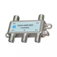 Сумматор-делитель RTM SSAH408F/2DC (1x4, 5-2150МГц, проход питания)