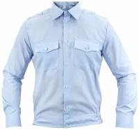 Рубашка полиции мужская голубая (длинный рукав) (52 / 164 - 170)