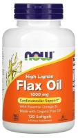 Капсулы NOW Flax Oil 1000 мг