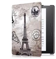 Чехол-обложка футляр MyPads для Amazon Kindle Oasis 2 (2017) 3G тонкий с магнитной застежкой необычный с красивым рисунком тематика Париж