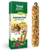 Лакомство Triol (Триол) Standard для грызунов с овощами (уп. 3 шт), 80г