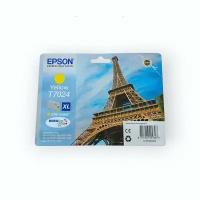 C13T70244010 Картридж желтый EPSON T7024 для WP 4000/4500 Series с повышенной емкостью XL (2 000 стр.)