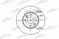 Диск тормозной передн LADA LARGUS, LADA VESTA, NISSAN: MICRA 03-, MICRA C+C 05-, NOTE 06-, RENAULT: для NISSAN MICRA III (K12) 160 SR PATRON PBD4364