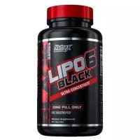 Жиросжигатель Nutrex Research Lipo-6 Black Ultra Concentrate 60 капсул Нутрекс липо 6 блэк ультра жиросжигатель