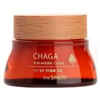 The Saem Омолаживающий крем с ферментированным экстрактом чаги 60 мл Chaga Anti-Wrinkle Cream