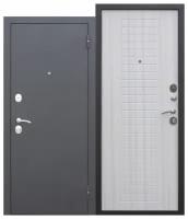 Входная дверь Ferroni Гарда Муар 8 мм Белый Ясень (860мм) левая