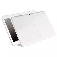 Чехол панель-накладка MyPads для Huawei MediaPad M2 10.0 M2-A01W/L 10.1 ультра-тонкая полимерная из мягкого качественного силикона белая