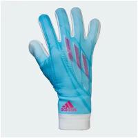 Вратарские перчатки adidas, белый, голубой