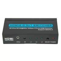 Переключатель (Switch) HDMI 3х1 Ultra HD V-2.0 (4Kx2K, 3D) /VСonn/