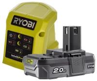 Аккумулятор + зарядное устройство Ryobi RC18115-120VSE (18 В, 2.0 Ач, Li-Ion) 5133004897